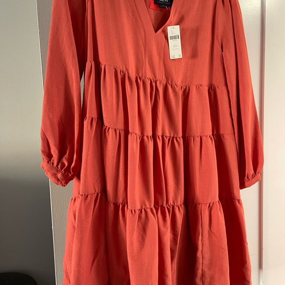 Maeve by Anthropologie Amber Tiered Ruffle Tunic Dress PXS - Picture 3 of 4